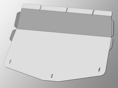 Защита картера ТСС алюминий 4 мм для Jaguar F-Pace/XE/XF 2016-2021